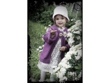 Фиолетовый жакетик.В винтажном стиле.