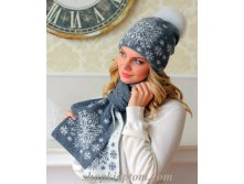 Джейн комплект (шапка + шарф) 33-11