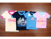 ФУТБОЛКА КОМБИНИРОВАННАЯ С АППЛИКАЦИЕЙ