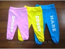 ПОЛЗУНКИ НА ШИРОКОЙ РЕЗИНКЕ С АППЛИКАЦИЕЙ (РЕБАНА) 