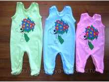 ПОЛЗУНКИ ДЛИННЫЕ НА КНОПКАХ С АППЛИКАЦИЕЙ (ИНТЕРЛОК)