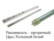 PLED T8-1200R 21w288led CLEAR 5000-6000K 85-265V