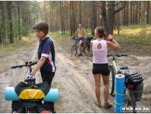 в песках