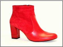 /  .&#8470;309 (48-32 RED LEATHER RED SUED),-3700 .+.%