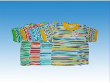 Джемпер (футболка) полоска (К)Размеры 80, 86, 92, 98, 104 Цвет разная цветовая гамма в полоску Состав 100% ХБ Ткань кулирка. 5 штук в упаковке одного размера и разных цвет  55руб.jpg