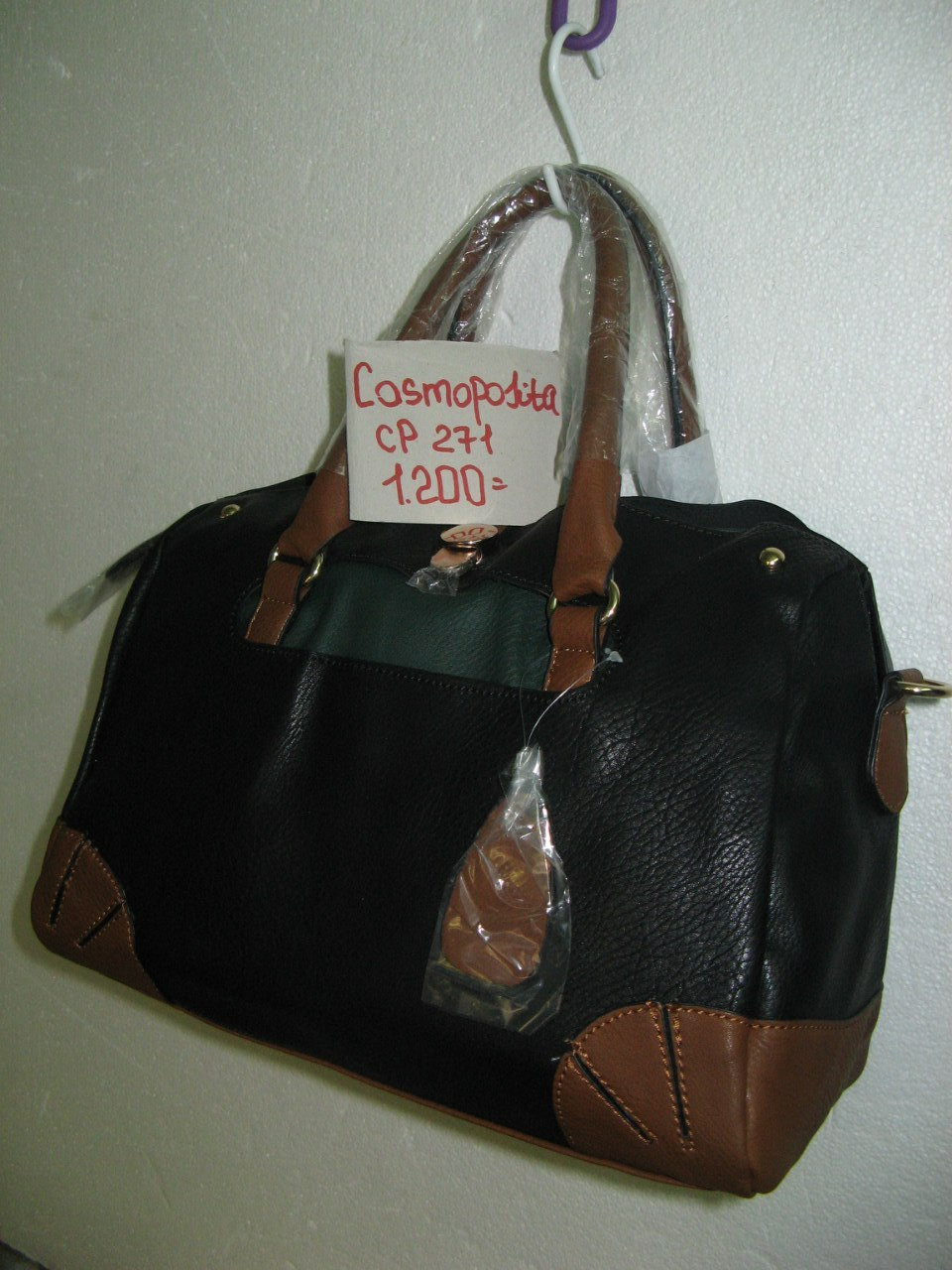 Cosmopolita CP 271  Чёрный с рыжими ручками