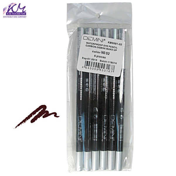 DEMINI Make Up   EYE PENCIL Carbon №02 -