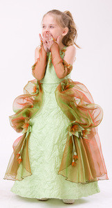 платье, п/перчатки