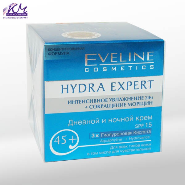 Eveline Hydra Expert     45+ ,SPF15, 50  