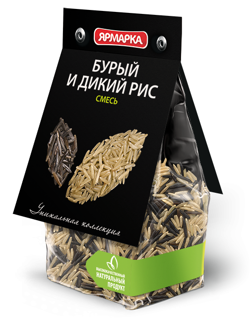 Смесь рис бурый и дикий