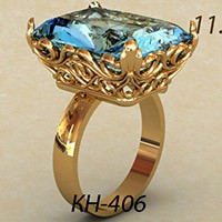 Кольцо с одним крупным камнем. Вес 11гр..jpg