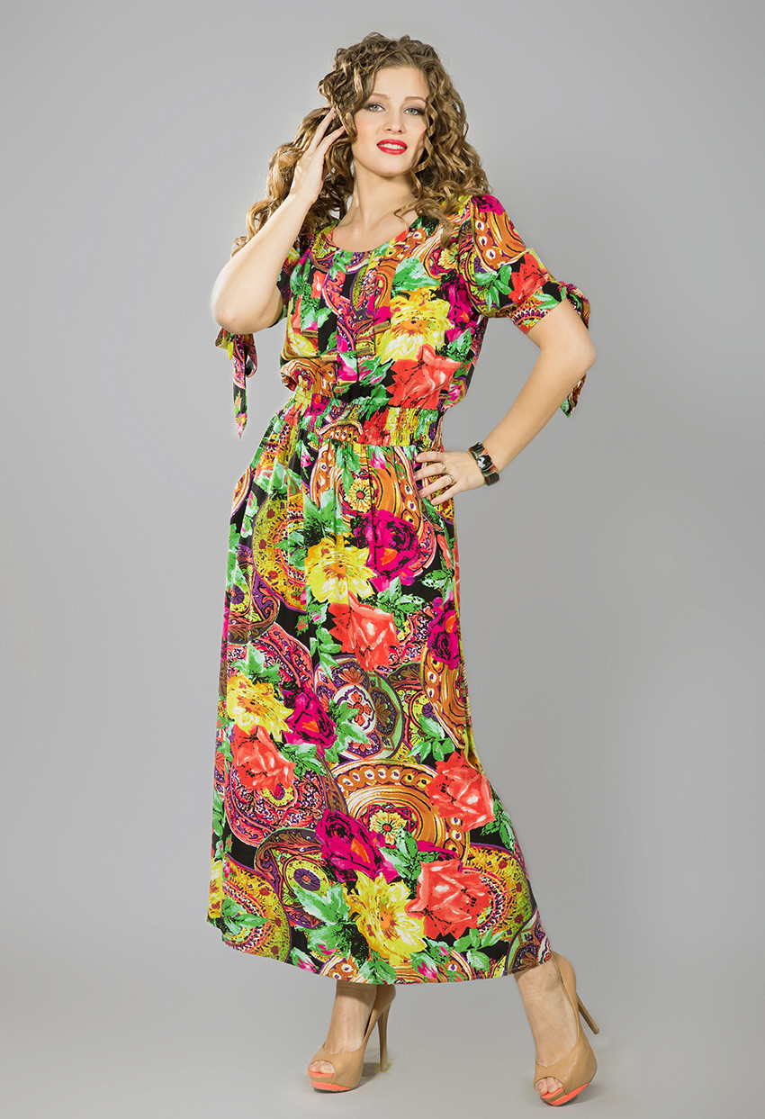 новая цена 18,80$!!!!!!!!!!14230-1	платье	M-XL (3)	цветной принт	$18,90
