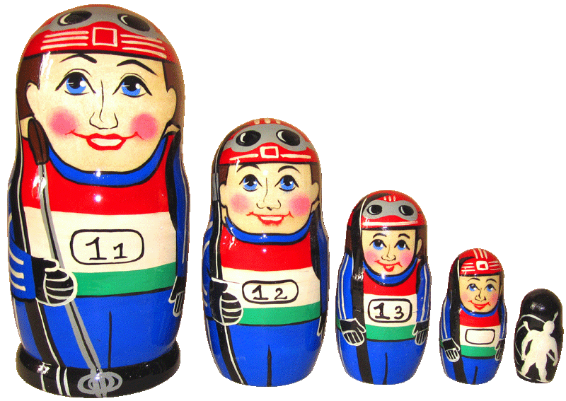 Матрешка Биатлон муж