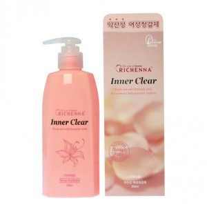 INNER CLEAR FEMININE WASH     200  - 338 he,/ + %