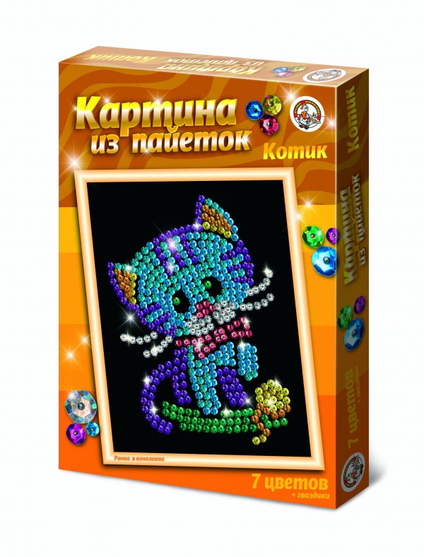 01471 Пайетки мал.Котик 282,00 руб