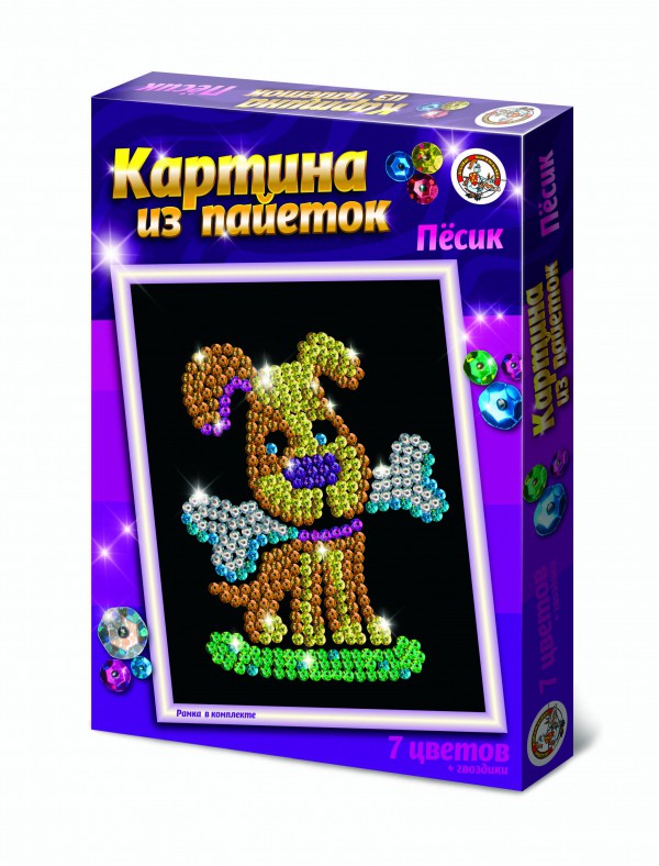 01473 Пайетки мал.Песик 282,00 руб