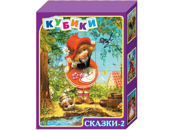 00607 Кубики Сказки 2 (12 шт), 150,00