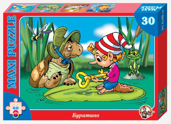00204 Пазлы 30эл.(maxi) Буратино 72,0