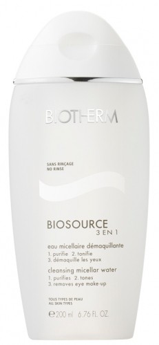 BIOTHERM Очищающая мицеллярная вода моментального действия Biosource 200 мл. Цена 810 р.