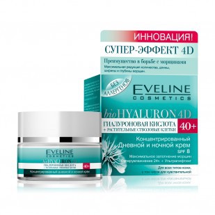 Eveline Bio HYALURON 4D      SPF8 40+ 50 