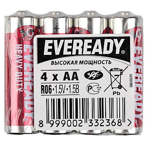 ENERGIZER EVEREADY R6 HEAVY DUTY NEW - 6,45 -   12. -   - 25,80