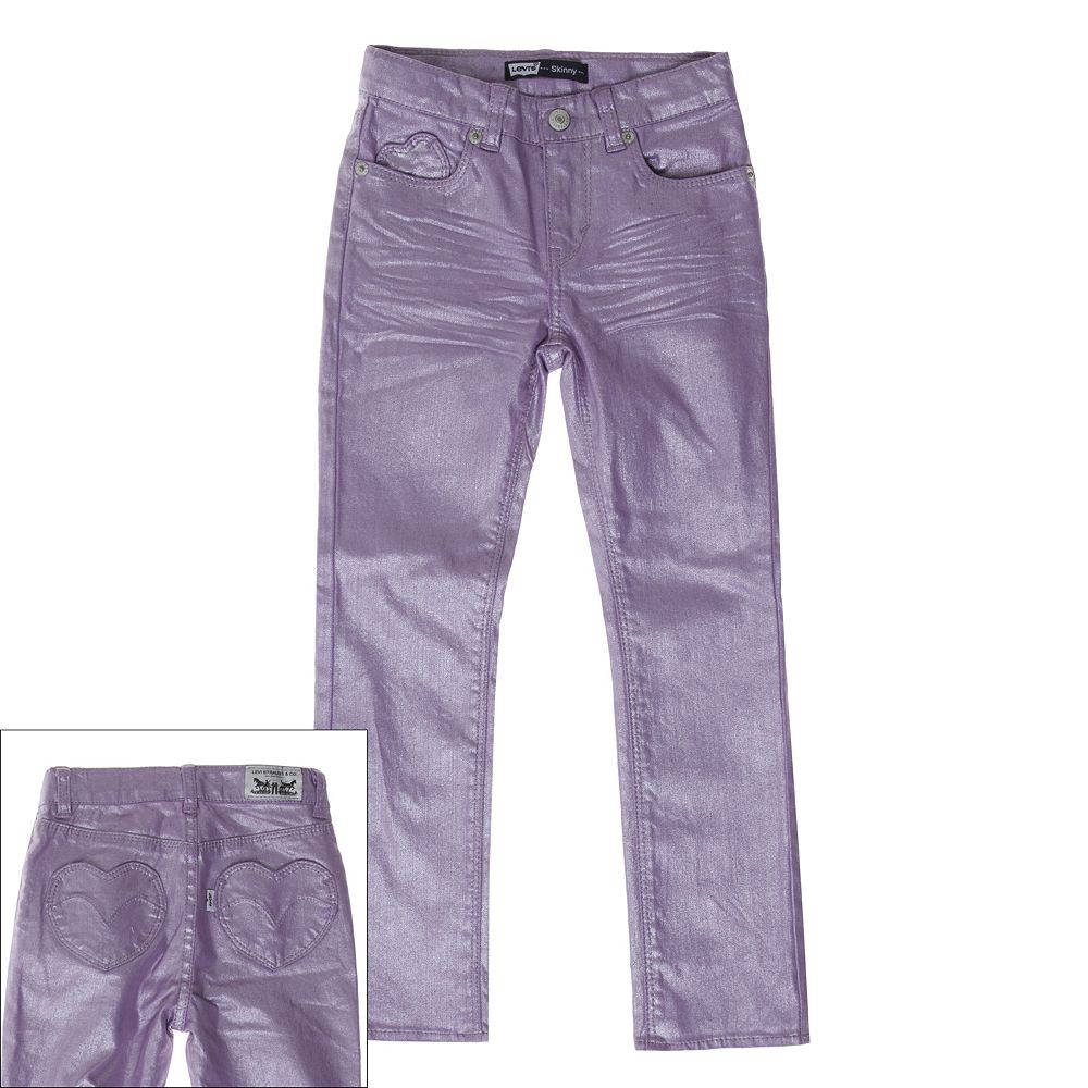 Levi\'s Kinzlee Shimmer Color Skinny Jeans - Girls 4-6x 7,2$( 346 )