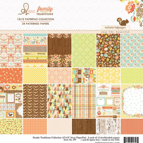 3- Family Traditions 12X12 Paper Pad (Webster's Pages) .jpg
