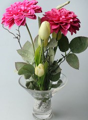 Искусственная композиция в вазе 31529 высота 34 см, ширина 22 см. 890 р.jpg
