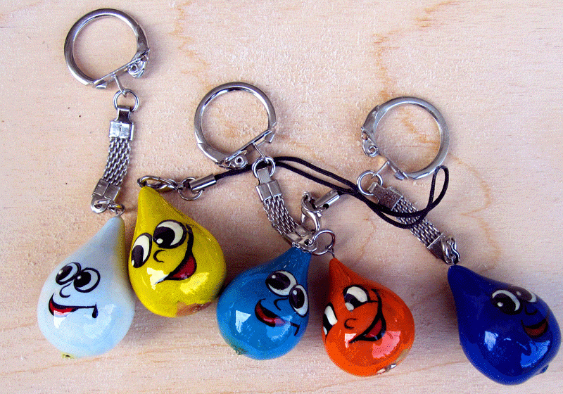 Брелок Капелька счастья	880601	35мм