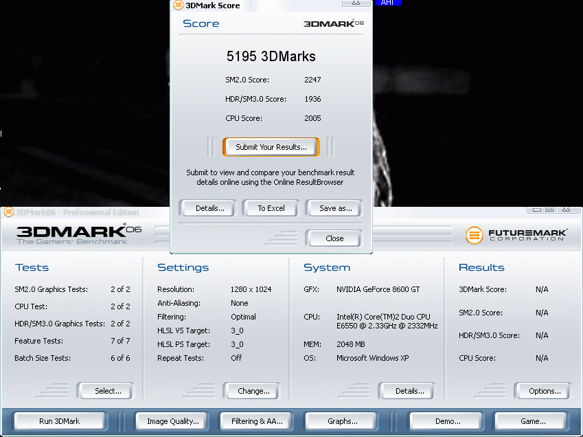 Intel C2D E6550/8600GT/2GbDDR2