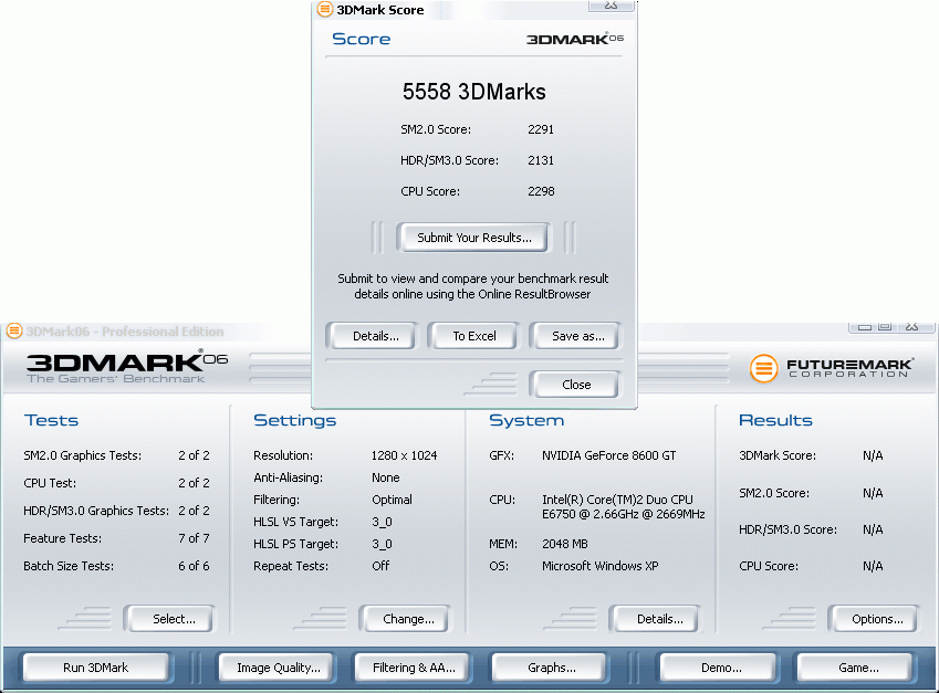 Intel C2D E6750/8600GT/2GbDDR2