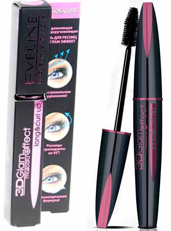 Eveline 3D Glam Effect Long&Curl up Mascara       8 