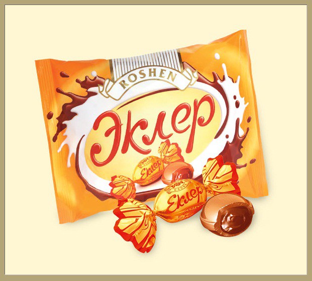 Мягкая молочная карамель с шоколадной начинкой