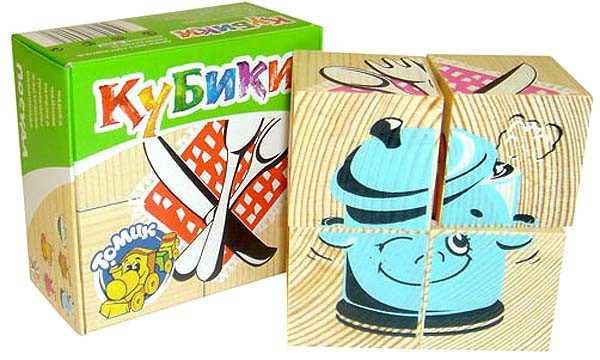 65,42 р.Кубики Посуда 4 шт. (Томск) 3333-4.jpg