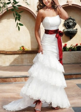 White-Mermaid-Trumpet-Strapless-Sash-Satin-Wedding-Dress-20896-1.jpg