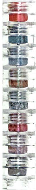 MINERAL EYE SHADOW  HOT TOWN 8 STACK     8  