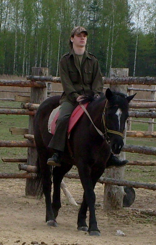 on horse 2008