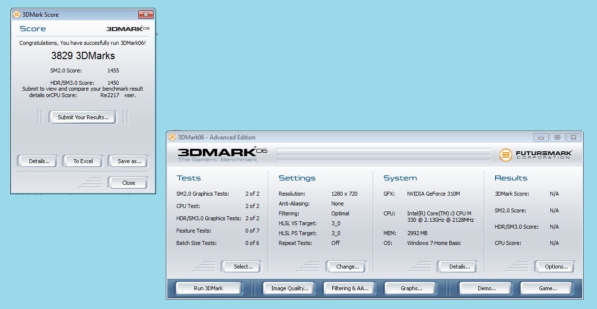 Samsung R530 i3 Nvidia GF310M