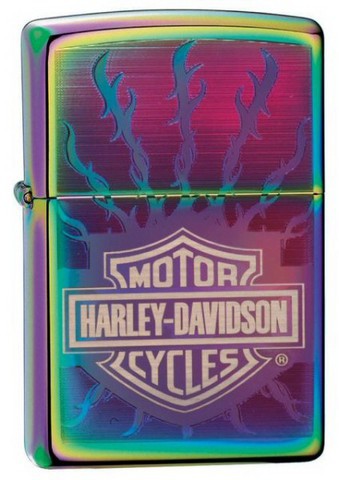 1622    ZIPPO 24031 HARLEY DAVIDSON FLAMING BARBED WIRE SPECTRUM