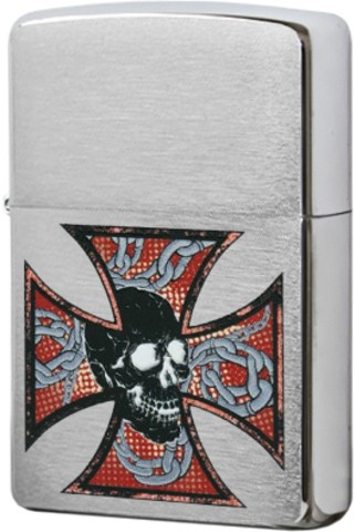 1214       ZIPPO №200 SKULL&CROSS