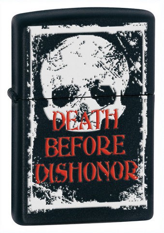 1228       ZIPPO DEATH BEFORE DISHONOR №24711