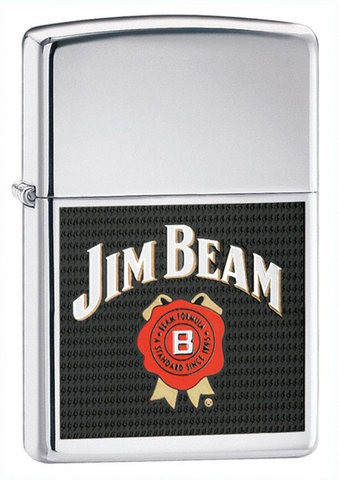 1475   ZIPPO JIM BEAM HIGH POLISH CHROME № 24552