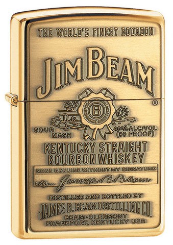 2179    ZIPPO JIM BEAM BRASS EMBLEM № 254BJB.929