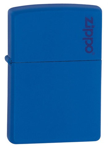 1137    ZIPPO ROYAL BLUE MATTE LOGO №229ZL