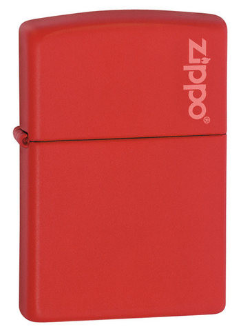 1137   ZIPPO RED MATTE LOGO №233ZL