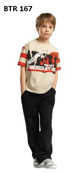 BTR167 футболка для мальчиков T-SHIRT  , 272 руб