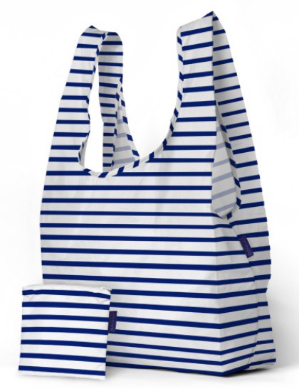 White/Navy Stripe