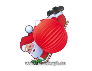 Фонарик фигурный Дед Мороз 42см/G 