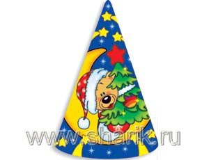 Колпак С НГ Медвежонок 6шт/П 