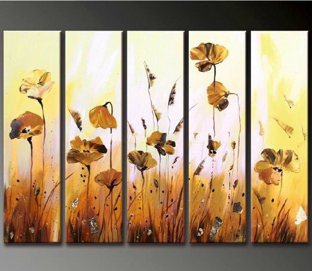 Free-Shipping--Huge-5-Panels-Handpainted-Oil-Painting-on-Canvas-Wall-Art-Top-Home-Decoration-1.jpg